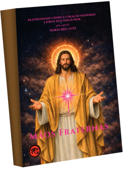 Capa do livro Mãos Fraternas, de Jorge Segundo Junior, pelo espírito Maria Dell Luzz